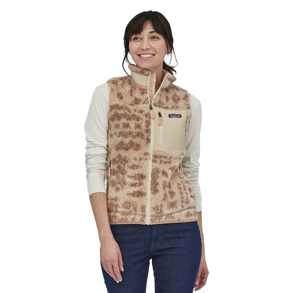 Patagonia Classic Retro-X Fleece Vest Women's Wandering Woods/Dark Natural Large